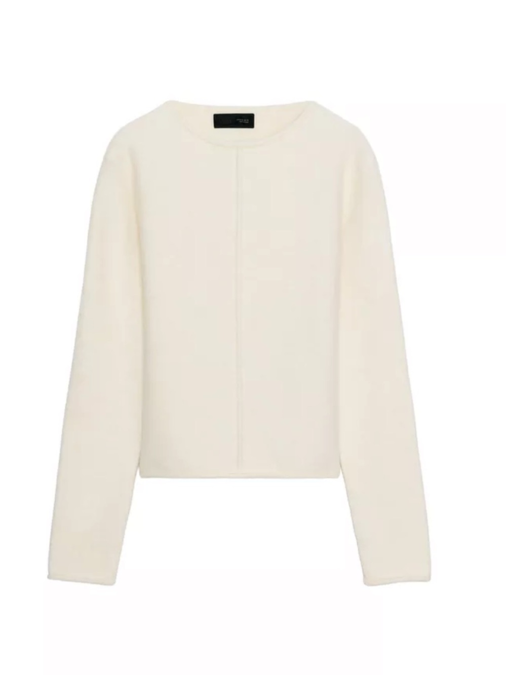 SOFT KNIT SWEATER WITH SEAM DETAIL